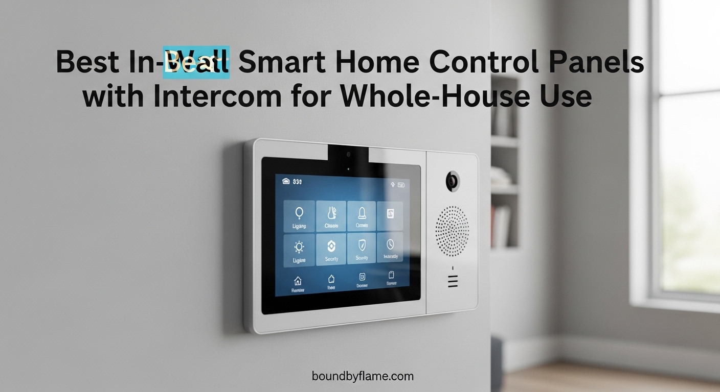 Best In-Wall Smart Home Control Panels with Intercom for Whole-House Use