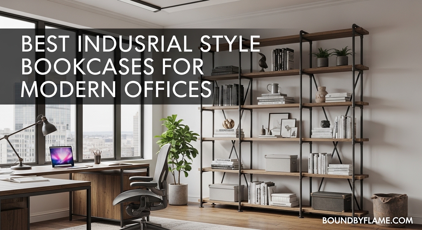 Best Industrial Style Bookcases for Modern Offices