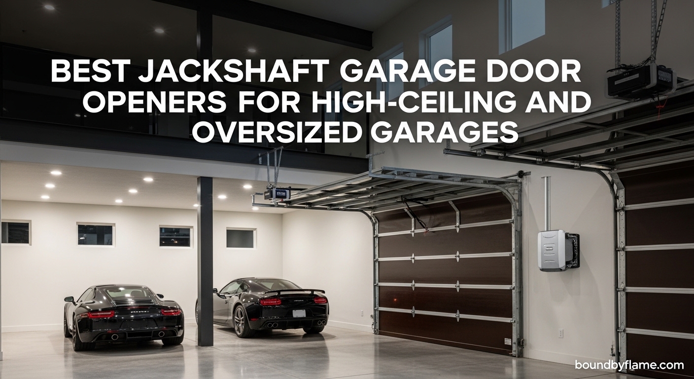 Best Jackshaft Garage Door Openers for High-Ceiling and Oversized Garages