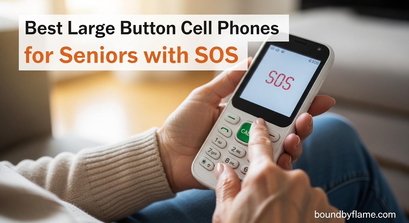 Best Large Button Cell Phones for Seniors with SOS