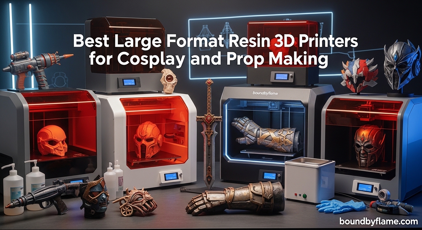 Best Large Format Resin 3D Printers for Cosplay and Prop Making