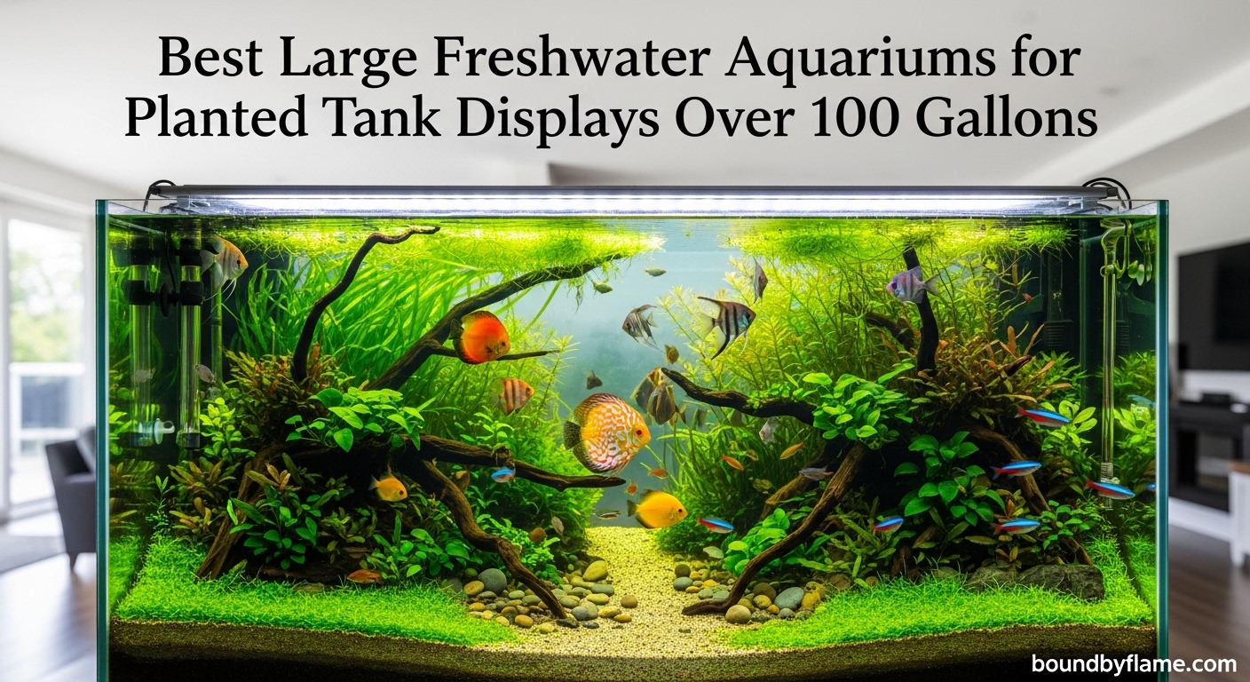 Best Large Freshwater Aquariums for Planted Tank Displays Over 100 Gallons