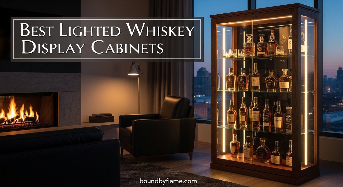 Best Lighted Whiskey Display Cabinets