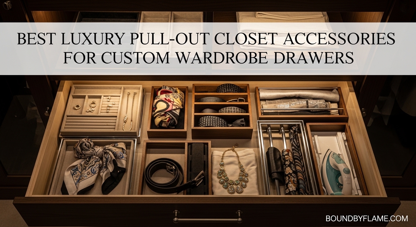 Best Luxury Pull-Out Closet Accessories for Custom Wardrobe Drawers