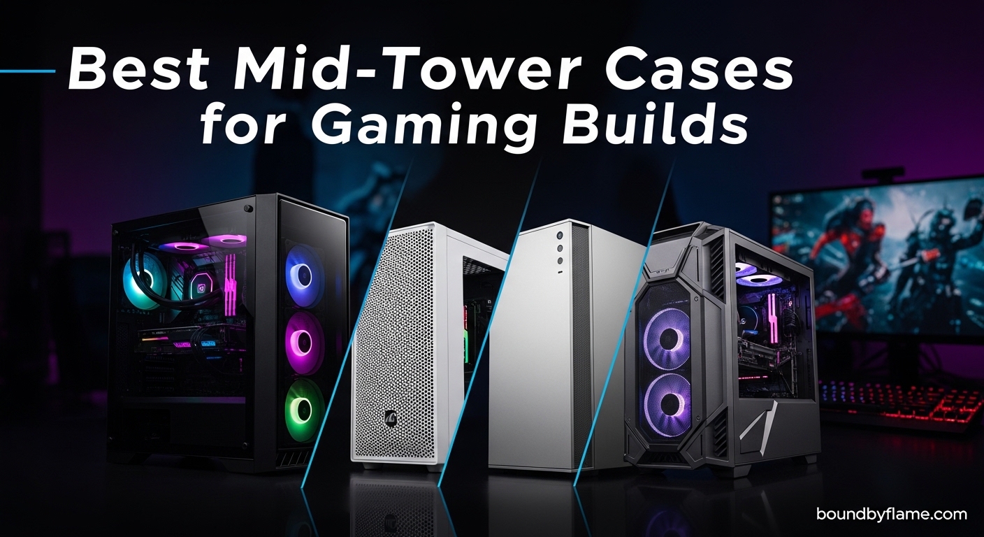 Best Mid-Tower Cases for Gaming Builds