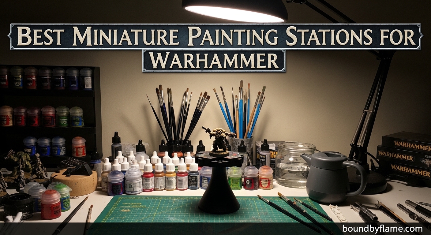 Best Miniature Painting Stations for Warhammer