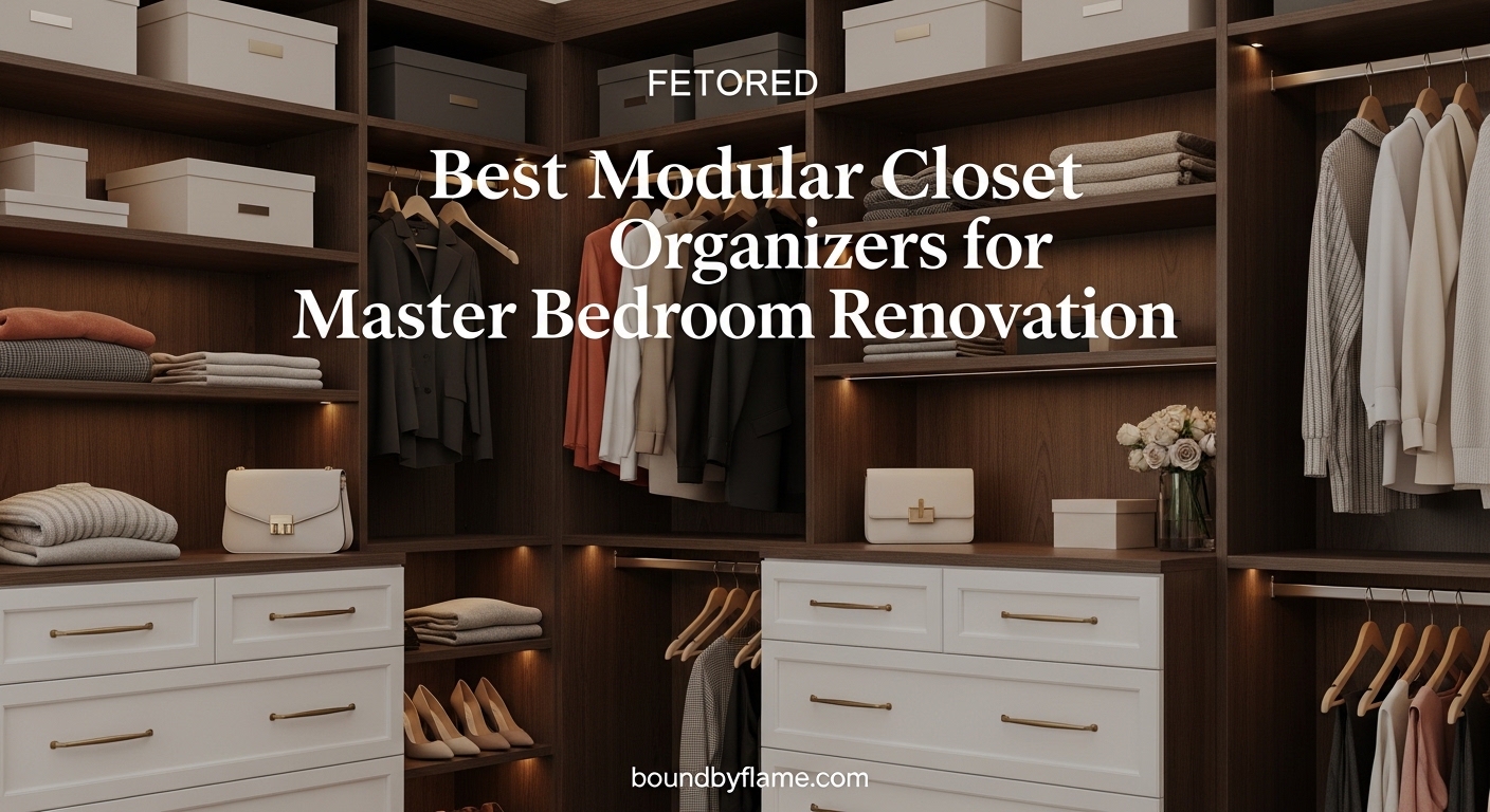 Best Modular Closet Organizers for Master Bedroom Renovation