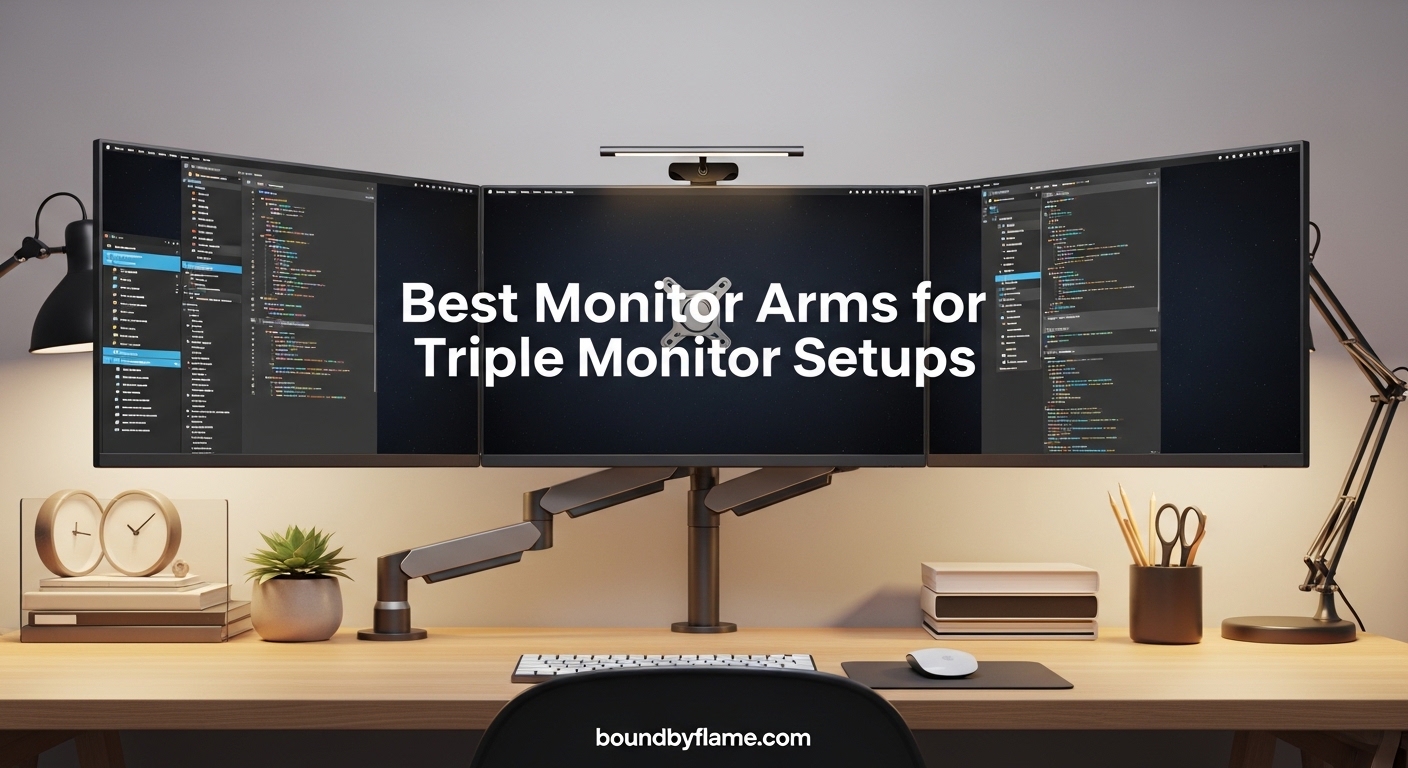 Best Monitor Arms for Triple Monitor Setups