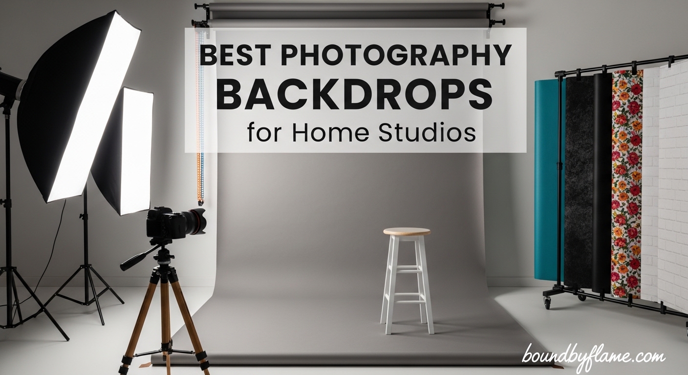 Best Photography Backdrops for Home Studios