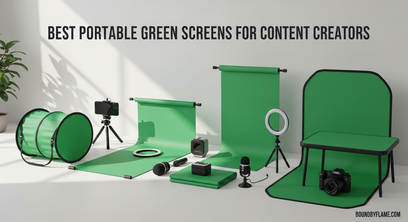 Best Portable Green Screens for Content Creators
