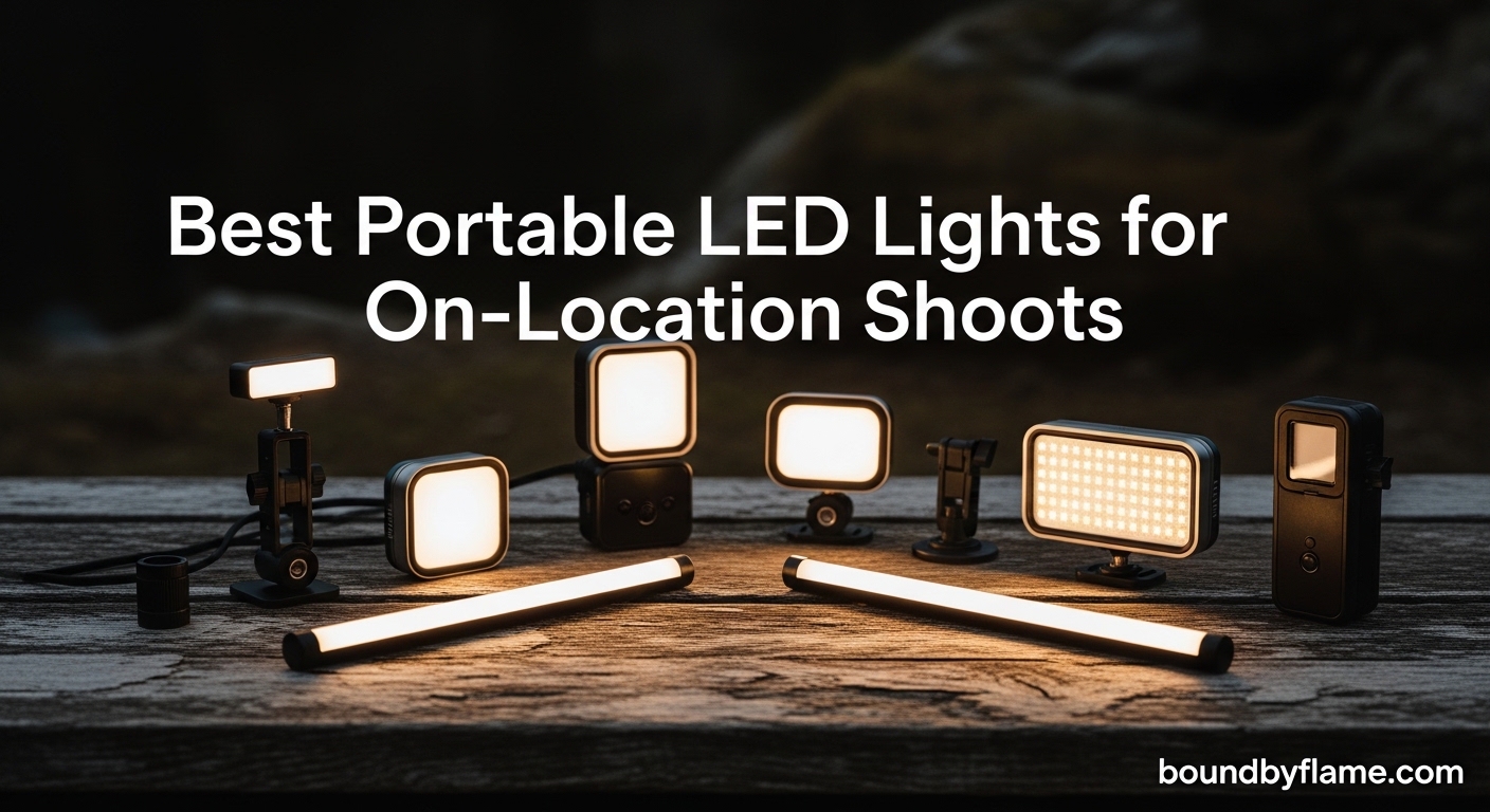Best Portable LED Lights for On-Location Shoots