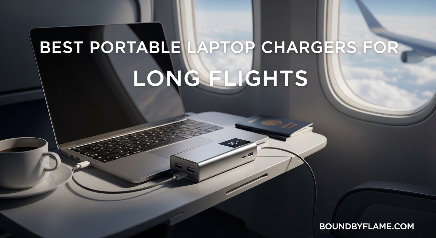 Best Portable Laptop Chargers for Long Flights