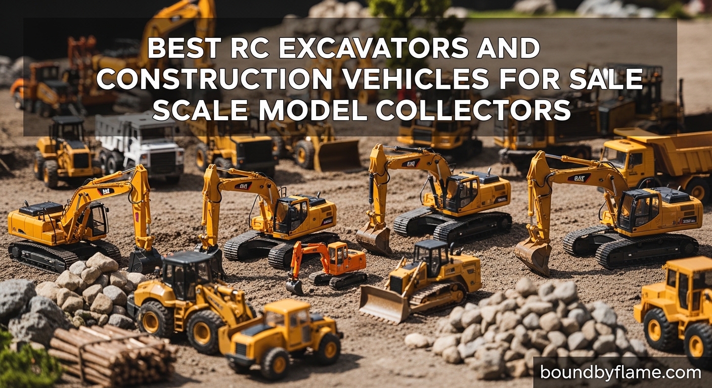 Best RC Excavators and Construction Vehicles for Scale Model Collectors