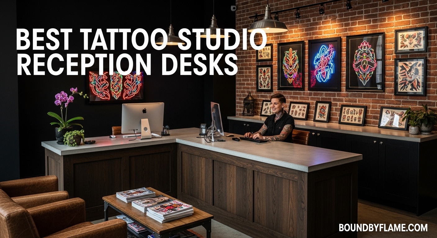 Best Tattoo Studio Reception Desks
