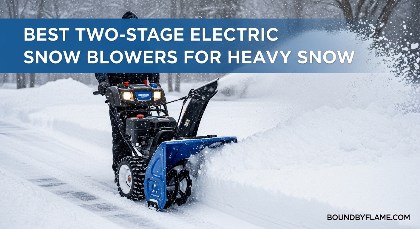 Best Two-Stage Electric Snow Blowers for Heavy Snow