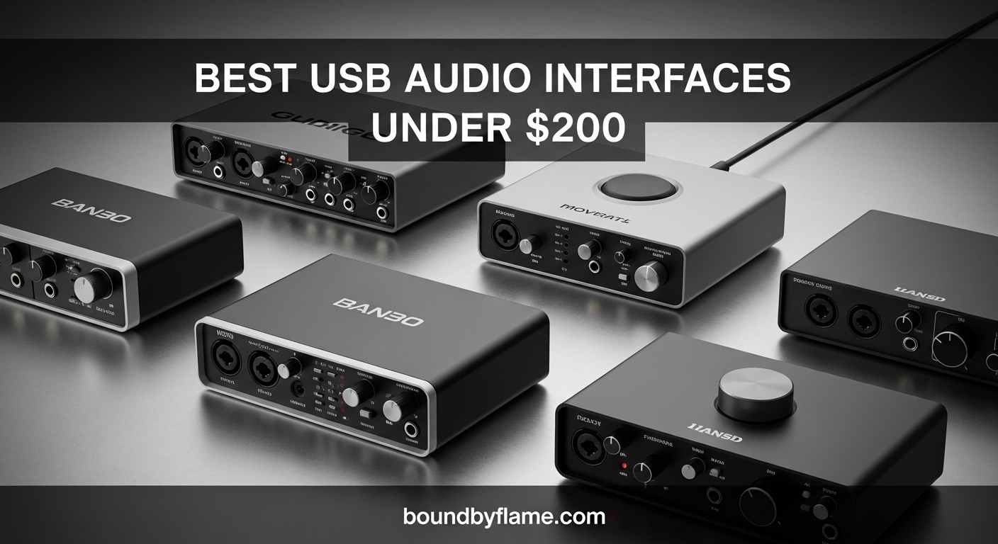 Best USB Audio Interfaces Under $200