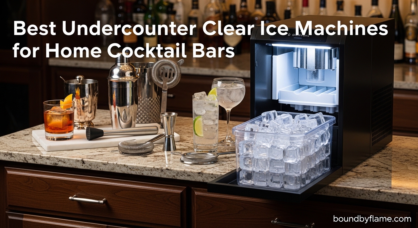 Best Undercounter Clear Ice Machines for Home Cocktail Bars