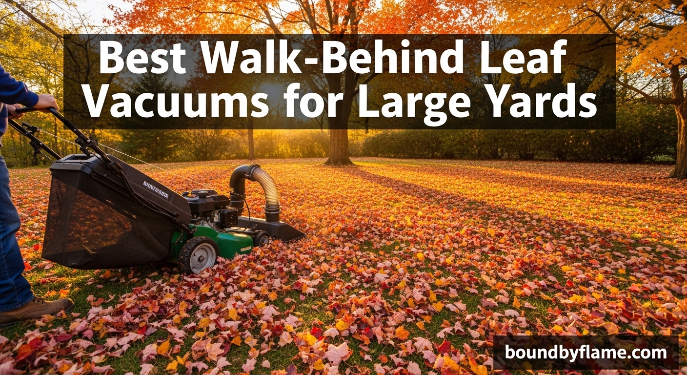 Best Walk-Behind Leaf Vacuums for Large Yards