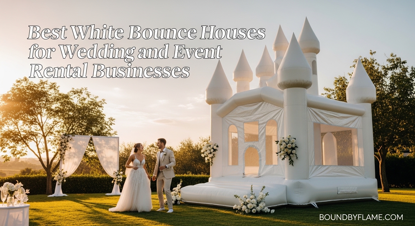 Best White Bounce Houses for Wedding and Event Rental Businesses