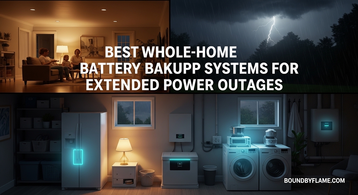 Best Whole-Home Battery Backup Systems for Extended Power Outages