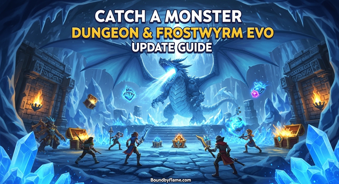 Catch a Monster Dungeon & Frostwyrm EVO Update Guide