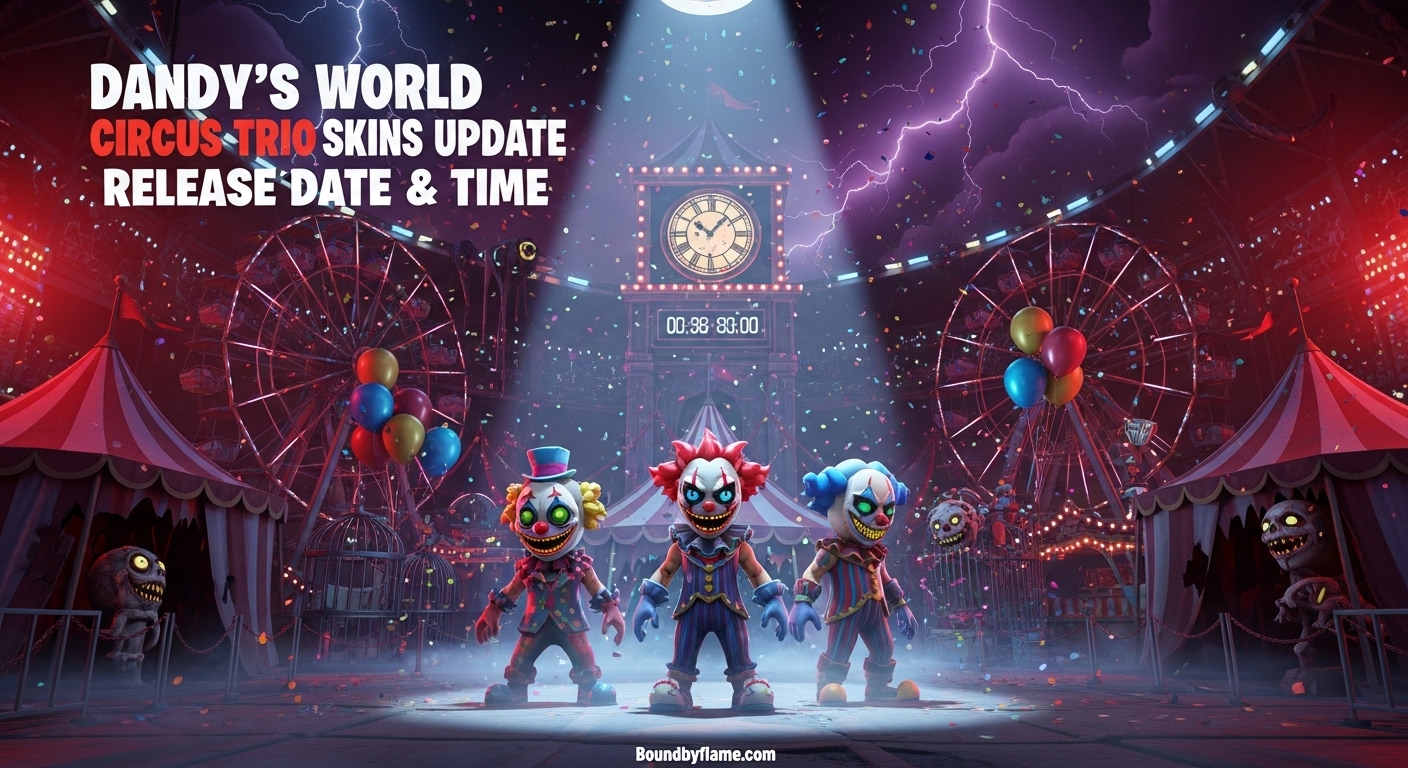 Dandy's World Circus Trio Skins Update Release Date & Time