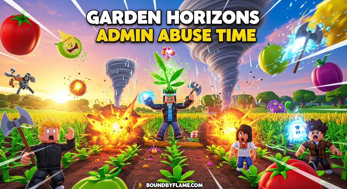 Garden Horizons Admin Abuse Time