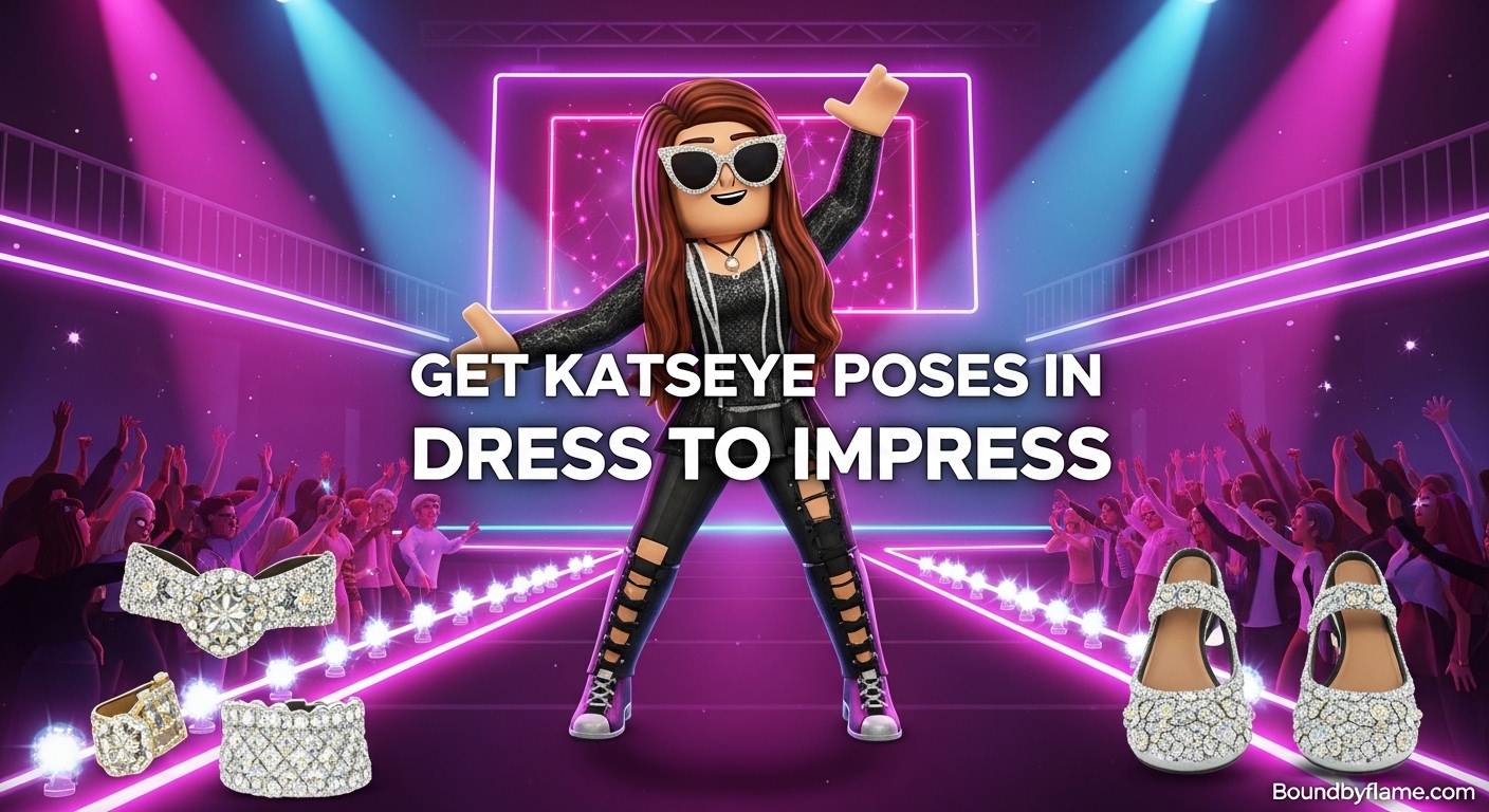 Get KATSEYE Poses in Dress to Impress