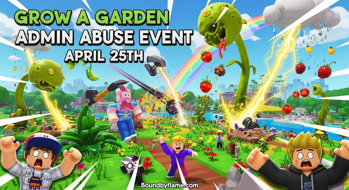 Grow a Garden Admin Abuse Event