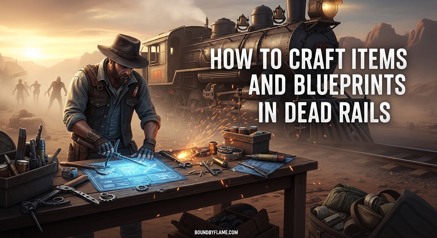 How to Craft Items and Blueprints in Dead Rails
