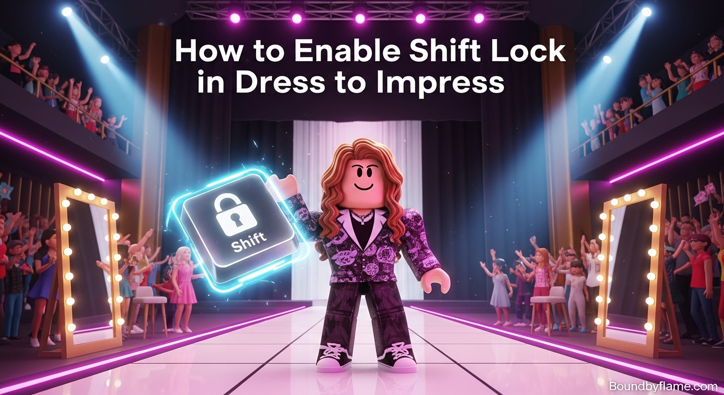 How to Enable Shift Lock in Dress to Impress