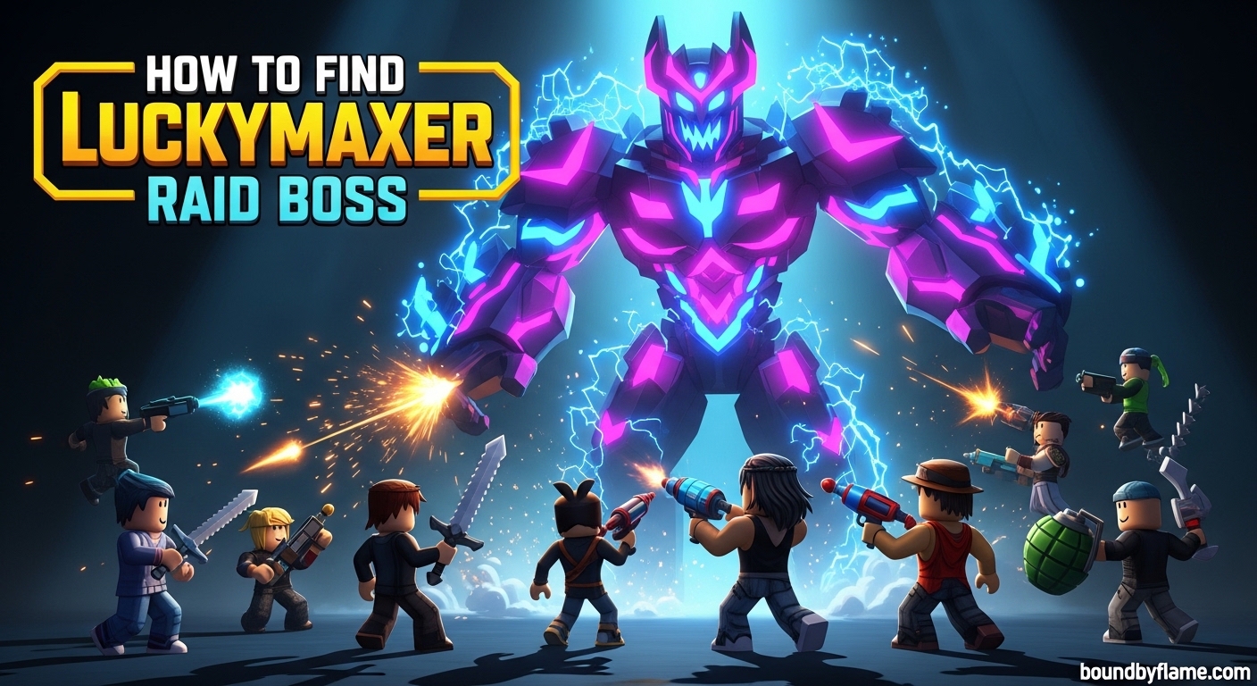 How to Find LuckyMaxer Raid Boss