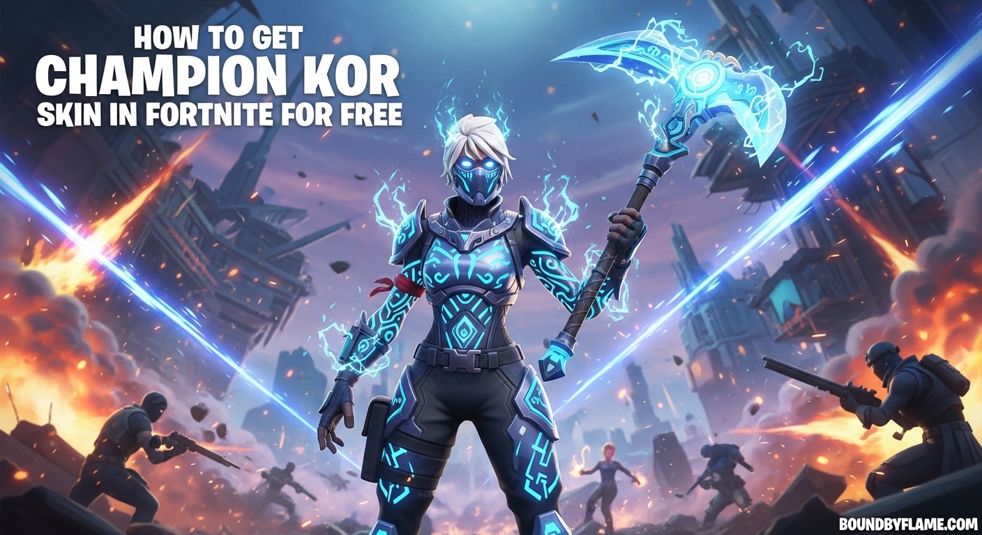 How to Get Champion Kor Skin in Fortnite for Free