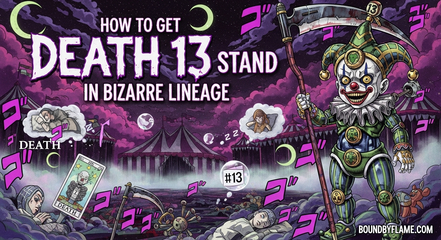 How to Get Death 13 Stand in Bizarre Lineage