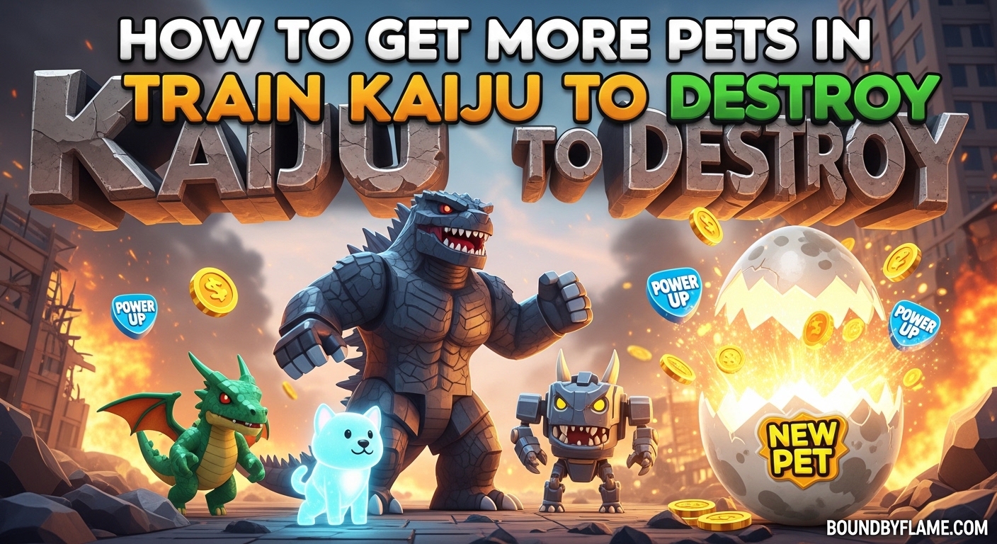 How to Get More Pets in Train Kaiju to Destroy