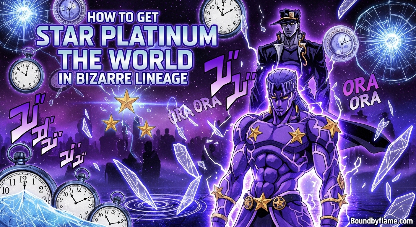 How to Get Star Platinum The World in Bizarre Lineage