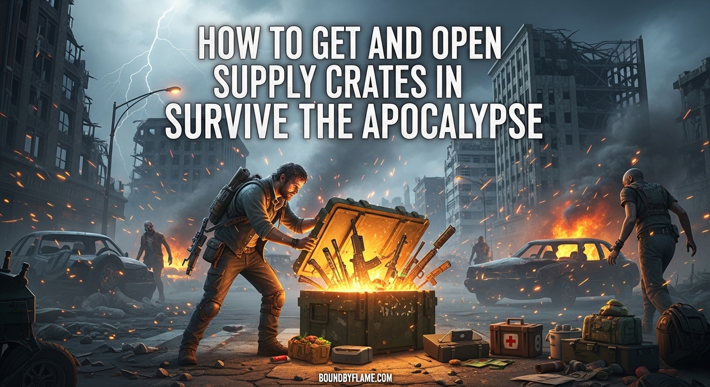How to Get and Open Supply Crates in Survive the Apocalypse