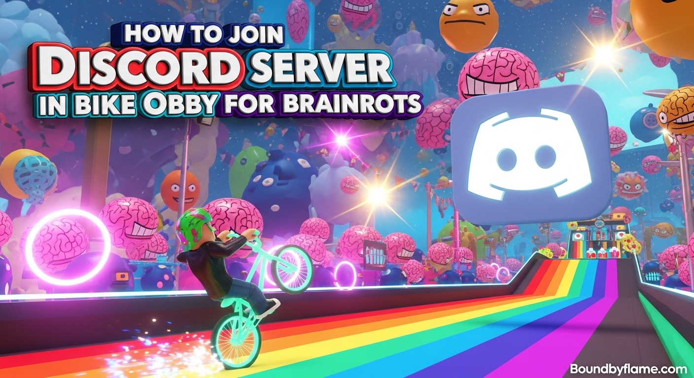 How to Join Discord Server in Bike Obby For Brainrots