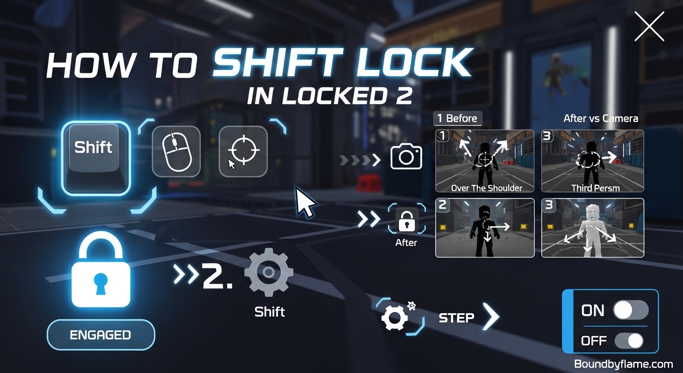 How to Shift Lock in Locked 2