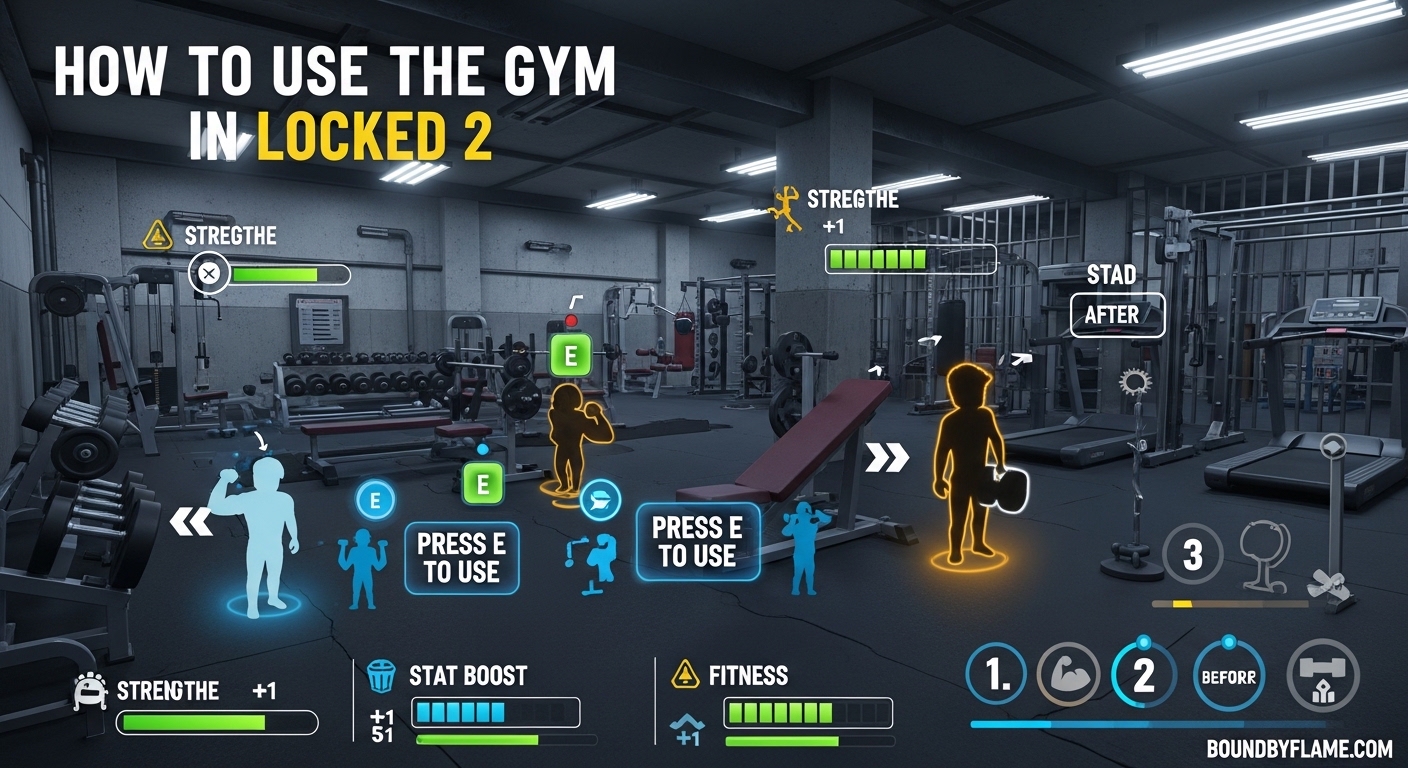 How to Use the Gym in Locked 2
