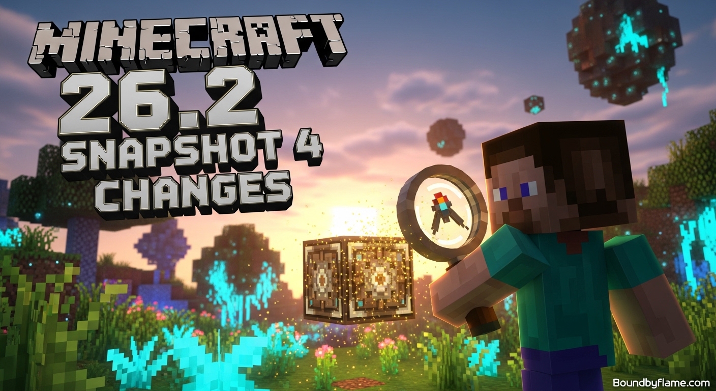 Minecraft 26.2 Snapshot 4 Changes