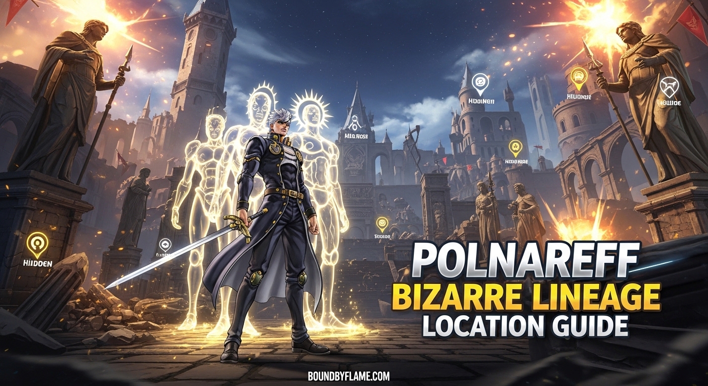 Polnareff Bizarre Lineage Location Guide