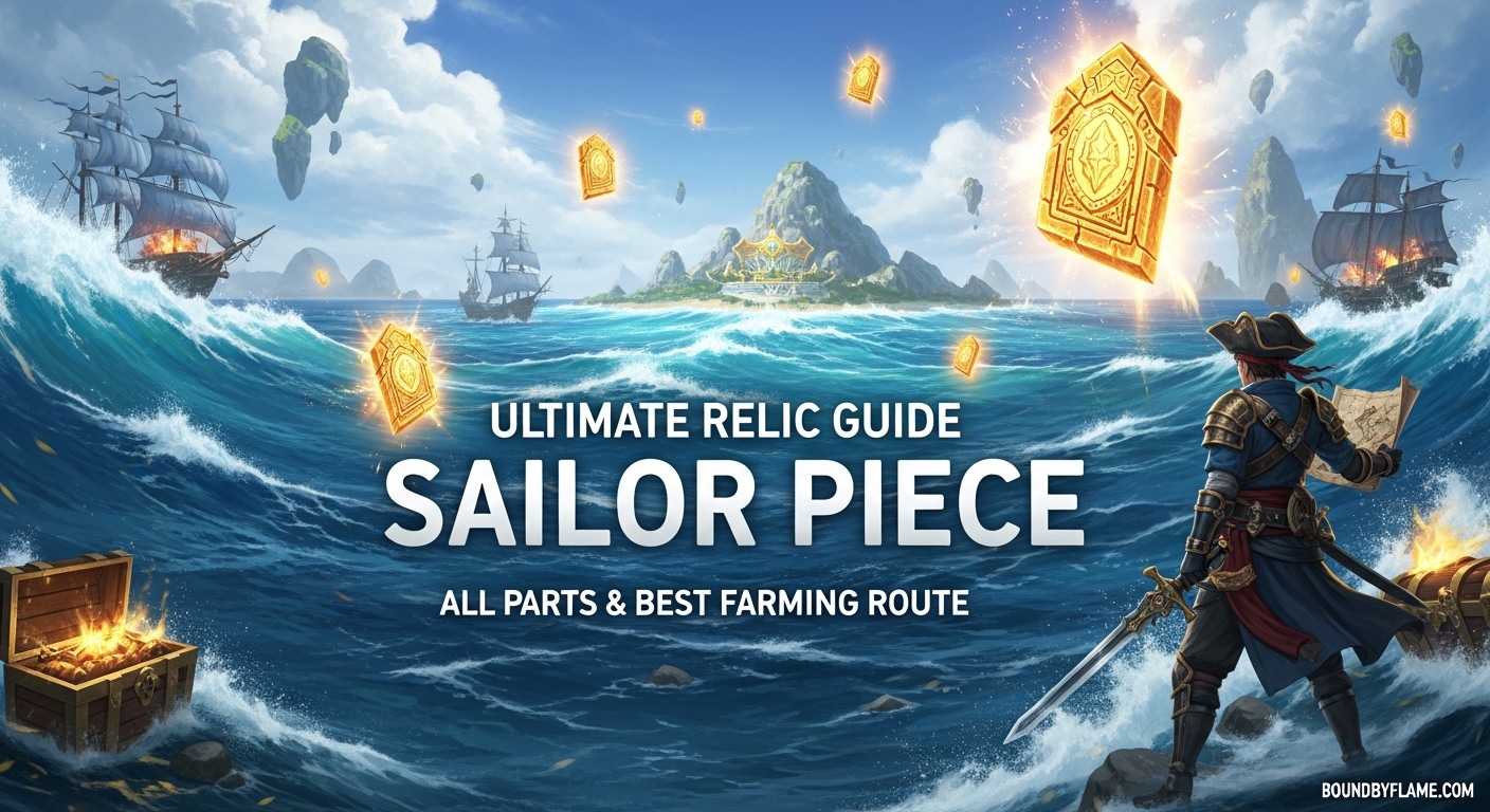 Ultimate Relic Guide Sailor Piece All Parts & Best Farming Route