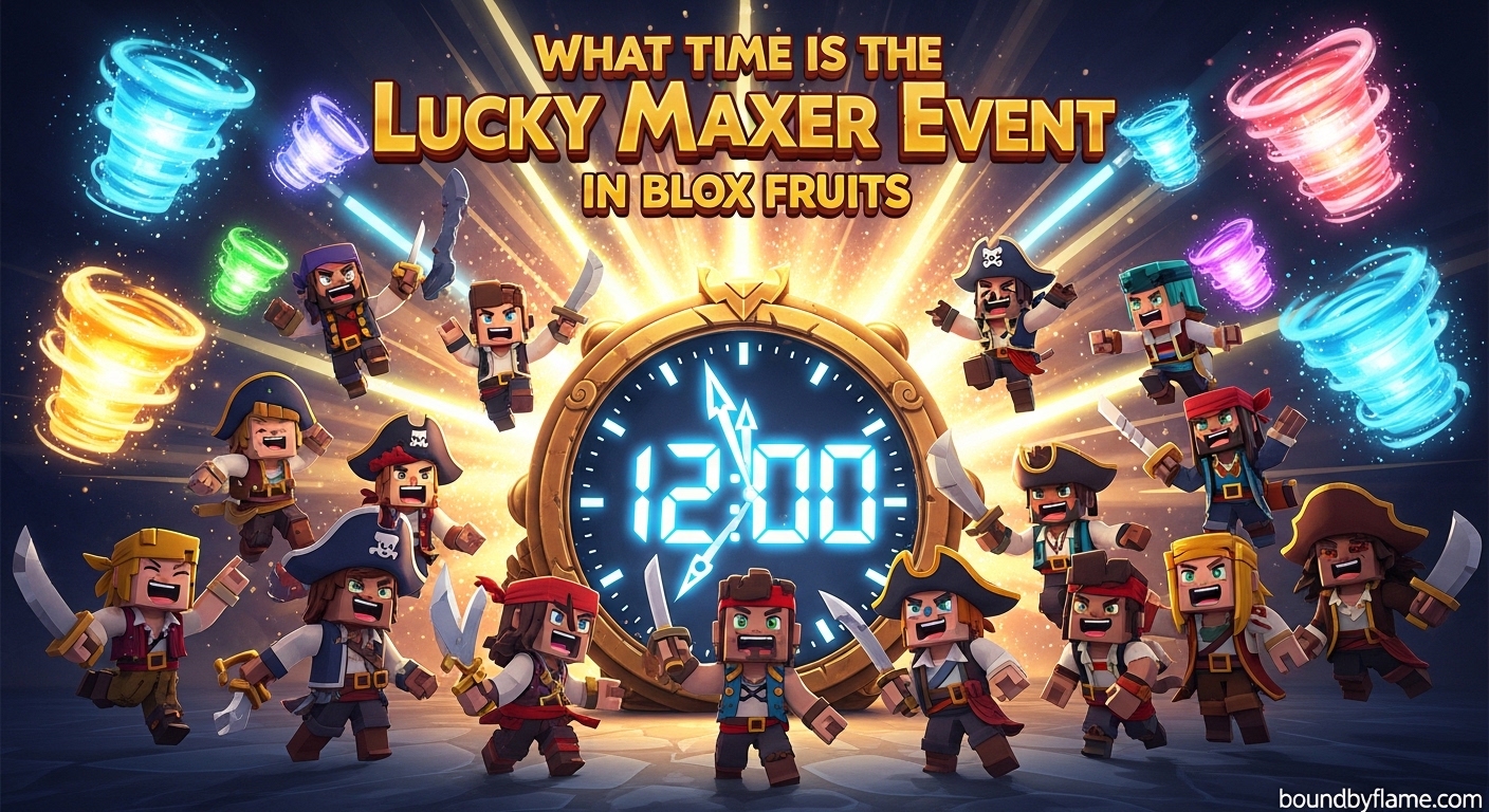 What Time is the Lucky Maxer Event in Blox Fruits