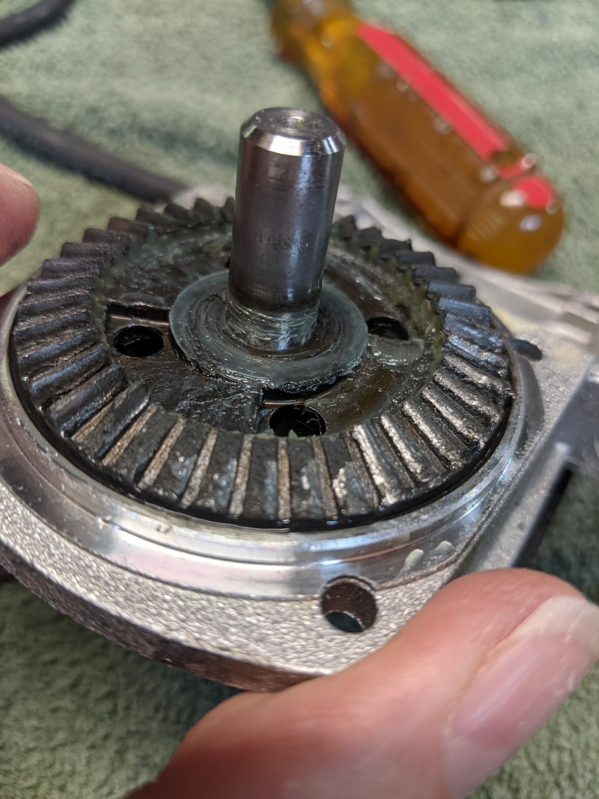 DEWALT Biscuit Joiner, 6.5 Amp, 10,000 RPM, Retractable 45 Degree Notch, for Depth Spots (DW682K) customer photo 1