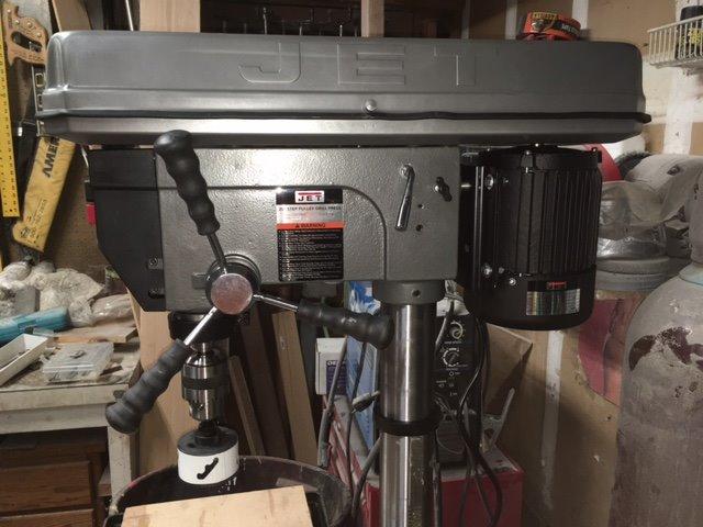 JET 20-Inch Floor Drill Press, 12 Speed, 1-1/2 HP, 115/230V 1Ph (JDP-20MF) customer photo 2