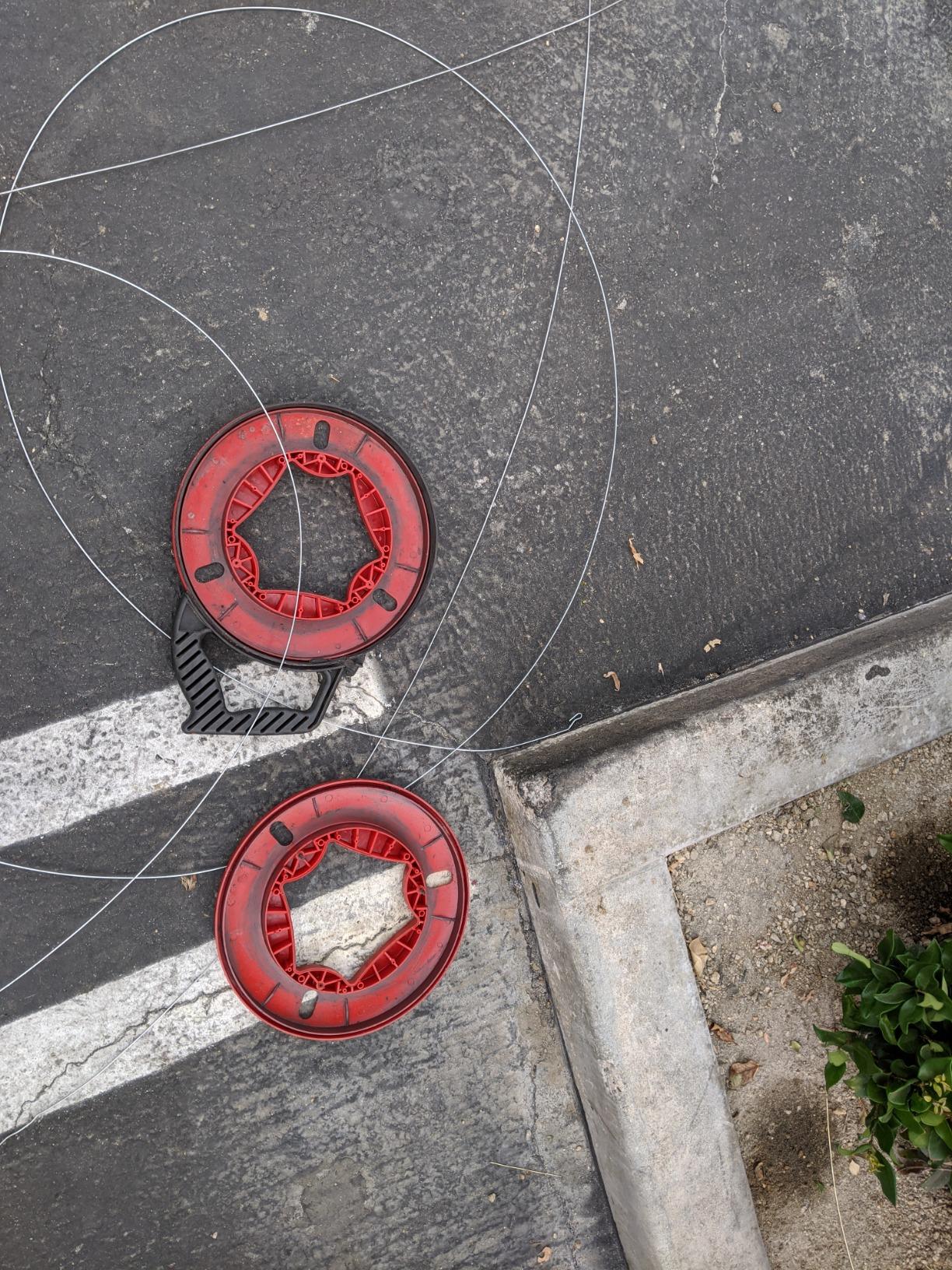 Gardner Bender FTS-50B Fish Tape, Steel, Deluxe, Shatterproof Housing, Refillable, 50 in. x 1/8 in. x 3/5 in. customer photo 1
