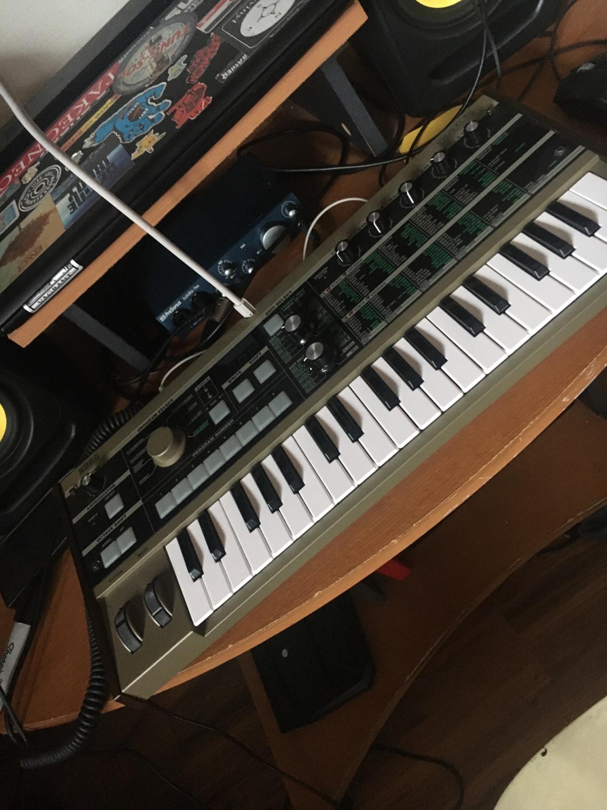 microKORG Compact Analog Modeling Synthesizer w/Vocoder Mini Mic, 4 Voices and 6-step Arpeggiator customer photo 1