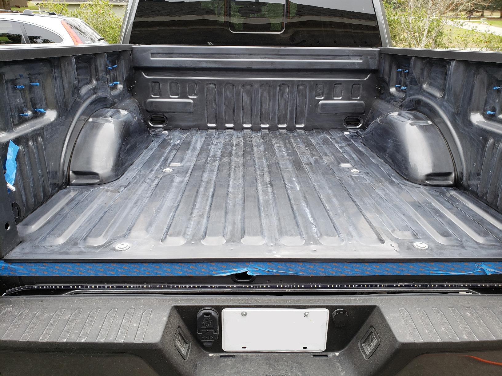 HERCULINER HCL1B8 Roll-on Bed Liner Kit, Black, 1 Gal. customer photo 2