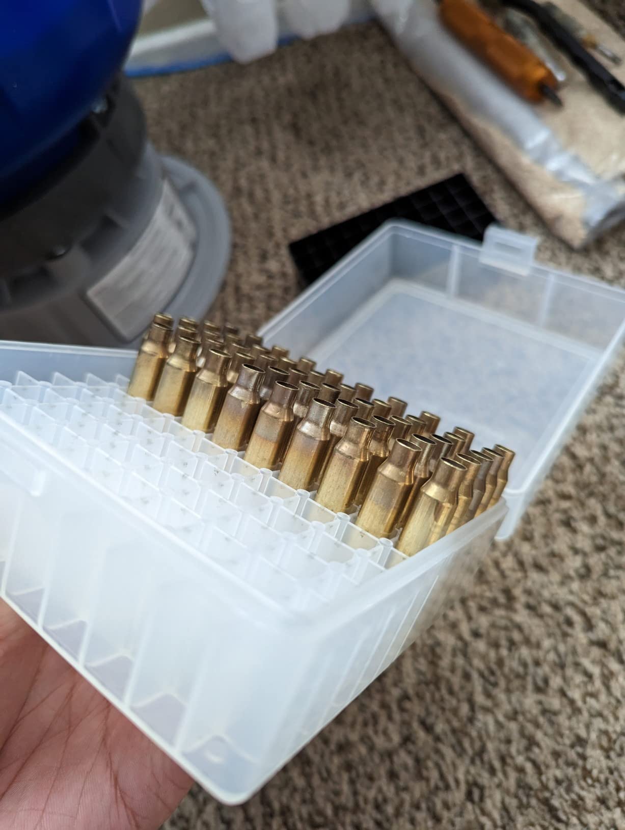 Frankford Arsenal Quick-N-EZ 110V Case Tumbler Kit with Sifter for Brass Cartridge Cleaning and Polishing for Reloading,Blue and Grey customer photo 2